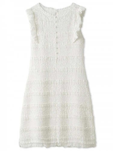 新作　SNIDEL カットレースミニワンピース SNIDEL（スナイデル）の「カットレースミニワンピース（ワンピース