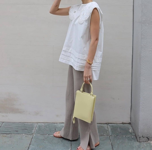 machatt マチャット同型 レースカラーブラウス