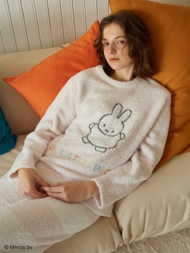 Dick Bruna】ベビモコジャガードプルオーバー&ロングパンツセット