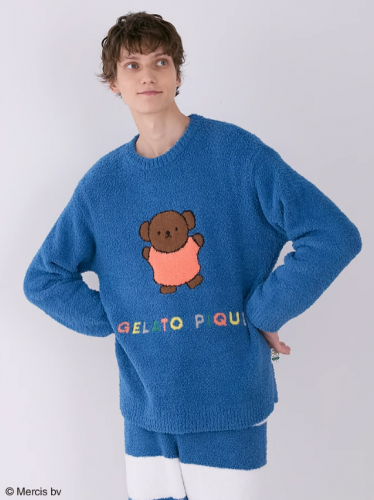 Dick Bruna】ベビモコジャガードプルオーバー&ロングパンツセット