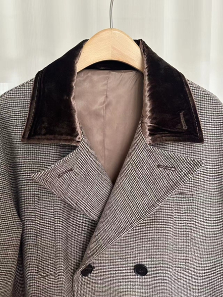 TODAYFUL トゥデイフル同型 Doublecollar Tweed Coat