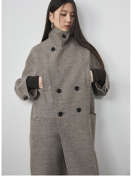 TODAYFUL トゥデイフル同型 Doublecollar Tweed Coat