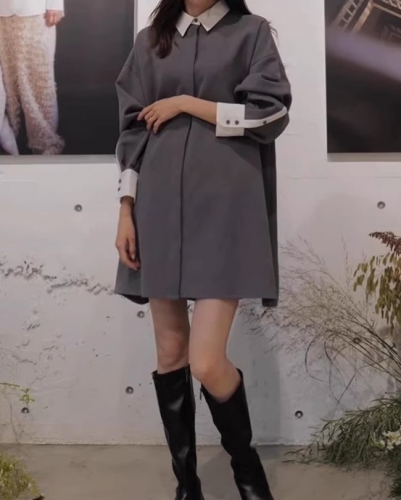 machatt マチャット同型 ダブルクロスバイカラードレス