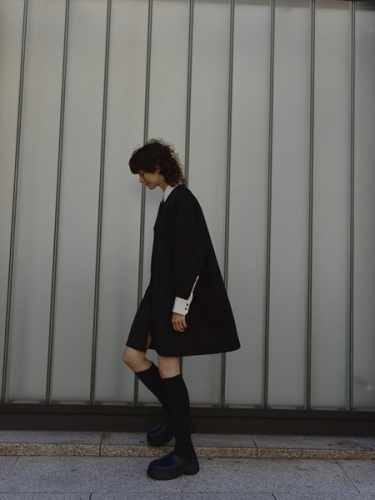 machatt マチャット同型 ダブルクロスバイカラードレス