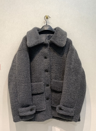 CLANE同型 RIDGE POCKET BOA OVER COAT