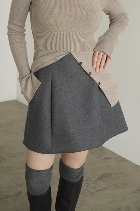 CLANE クラネ同型 CONSTRUCTIVE MINISKIRT