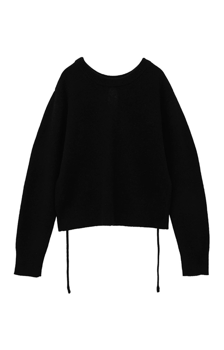 SuzuHirose×CLANE W FACE CENTER SLIT KNIT Suzu×CLANE同型 W FACE CENTER SLIT KNIT TOPS
