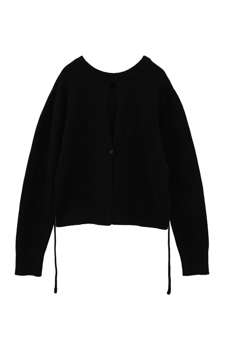 Suzu×CLANE同型 W FACE CENTER SLIT KNIT TOPS