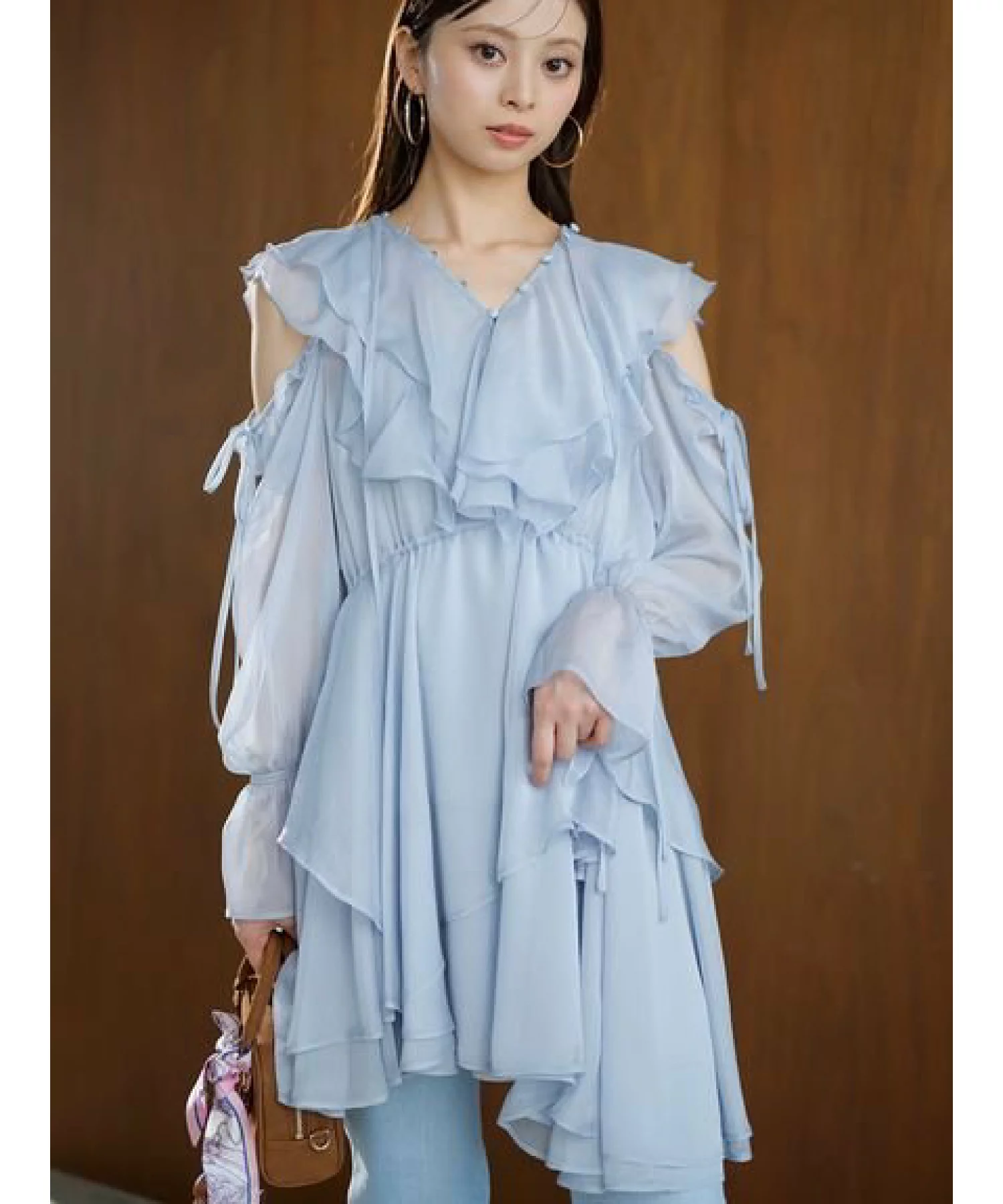 3月上旬入荷予定 SNIDEL / スナイデル 同型 Sustainableプリント 
