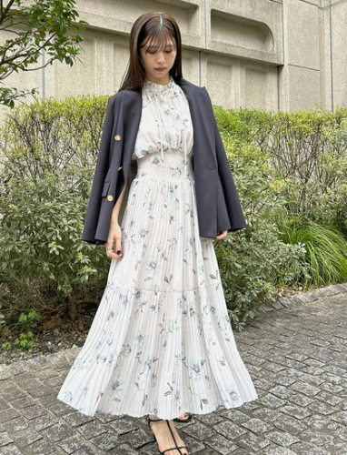 Sustainable20周年プリントワンピース　Jタイプ SNIDEL Sustainable20周年プリントワンピース