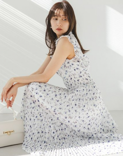 SNIDEL Sustainable20周年プリントワンピース