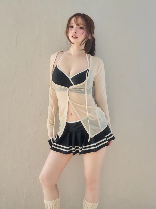 andmary Coco pleats swimwear 水着
