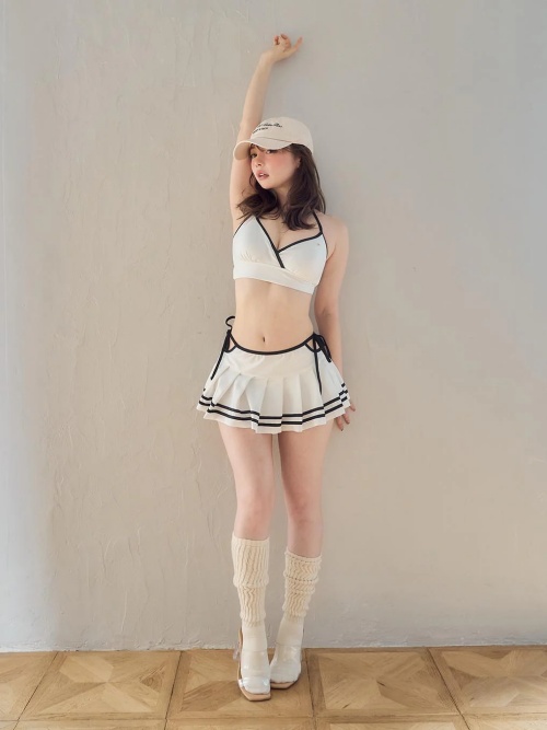 andmary Coco pleats swimwear 水着