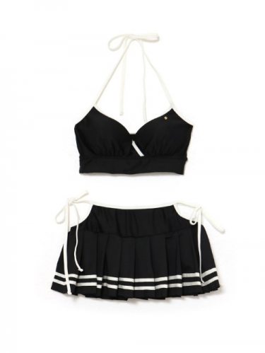 水着・ラッシュガード Andmary Coco pleats swimwear Black andmary Coco pleats swimwear 水着