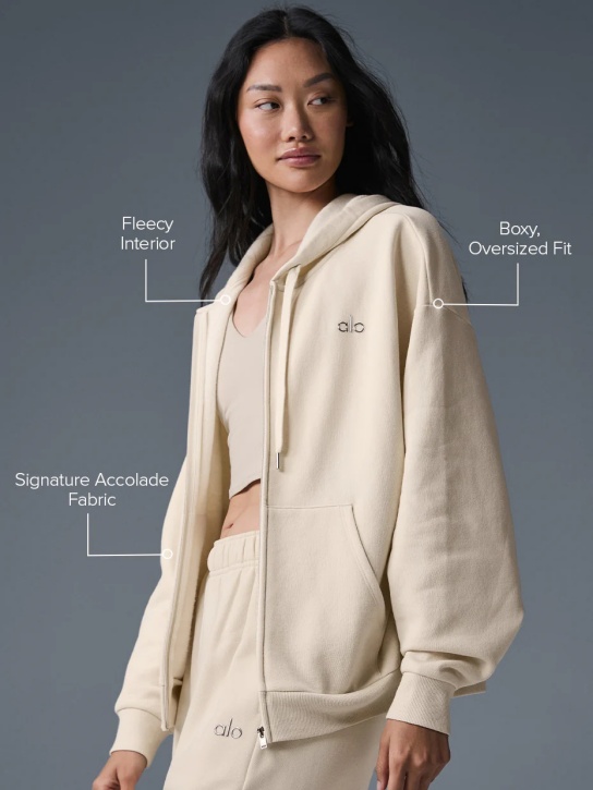 ALO Yoga(アロー) Accolade Full Zip Hoodie