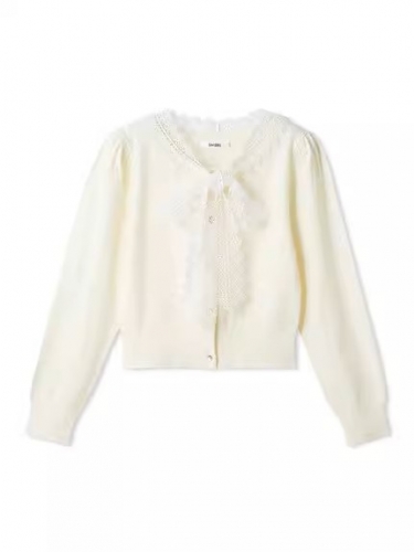 レースボウタイカーディガン 秋いちばんに取り入れたい新作【カーディガン】は？ | USAGI MAGAZINE