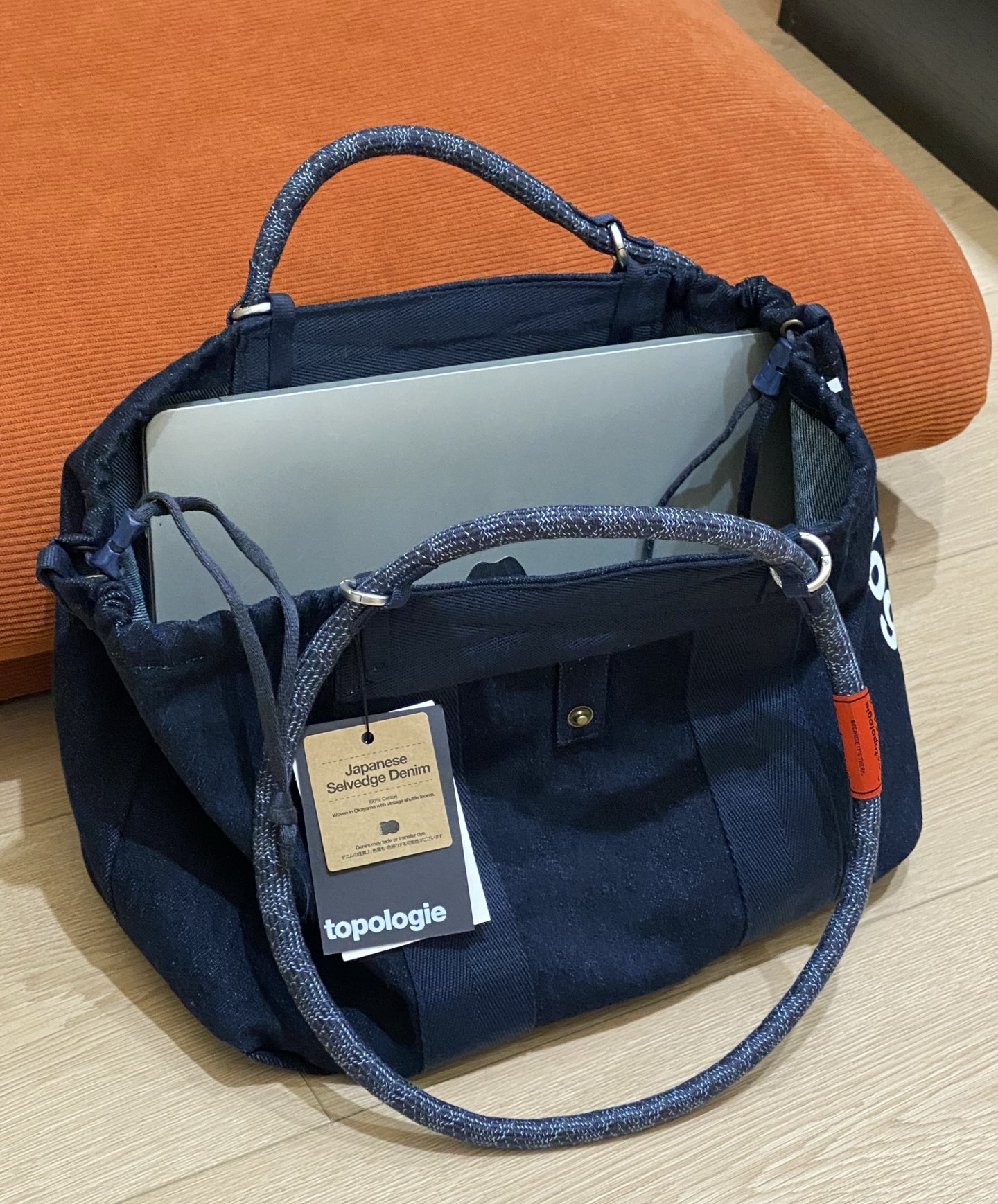 トポロジー サミットトート ワイド デニム サミット ダッフル スモール