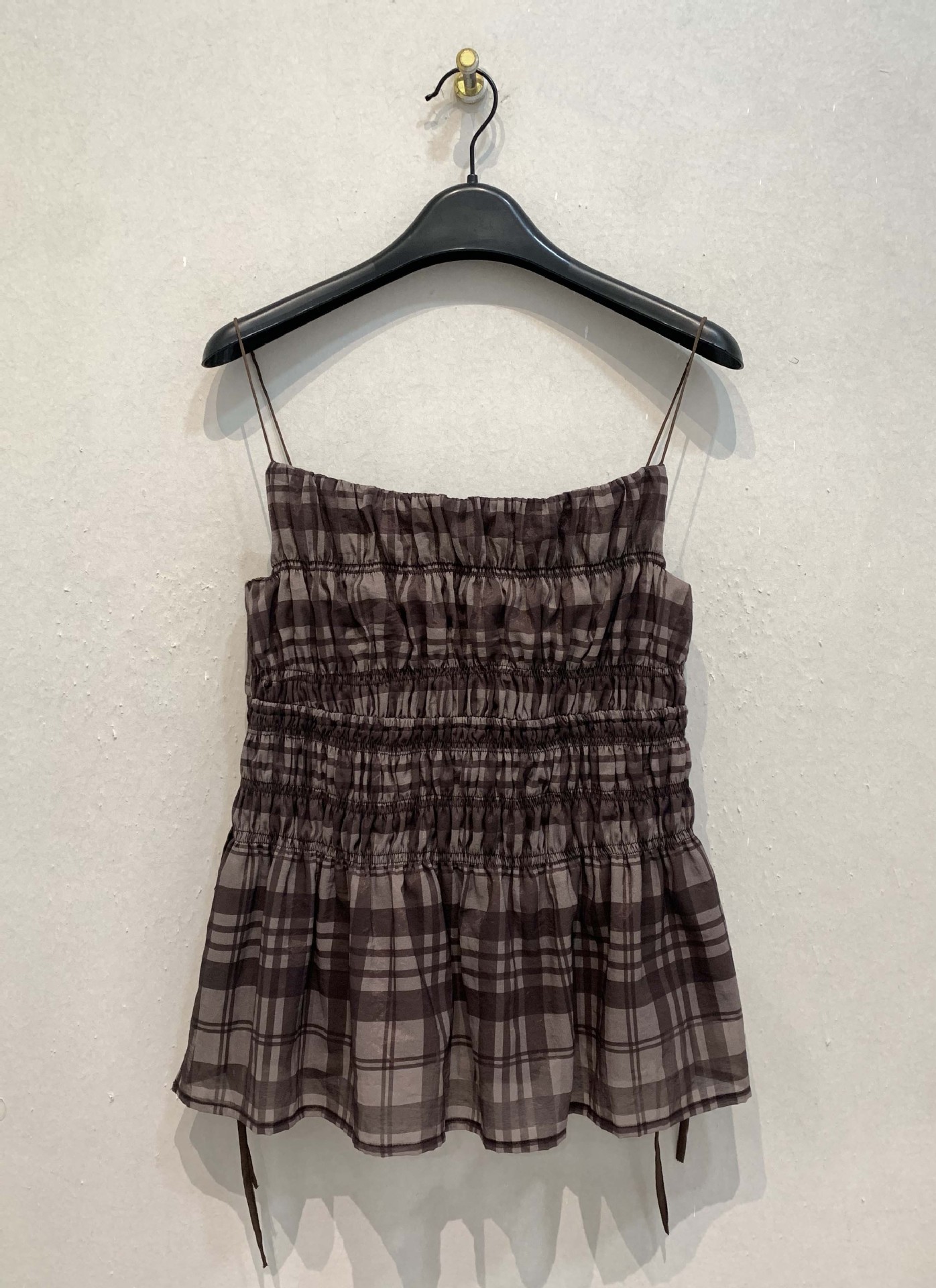 トゥデイフル todayful tシャツ Check Jacquard Camisole