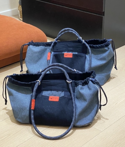 トポロジー サミットトート ワイド デニム サミット ダッフル スモール