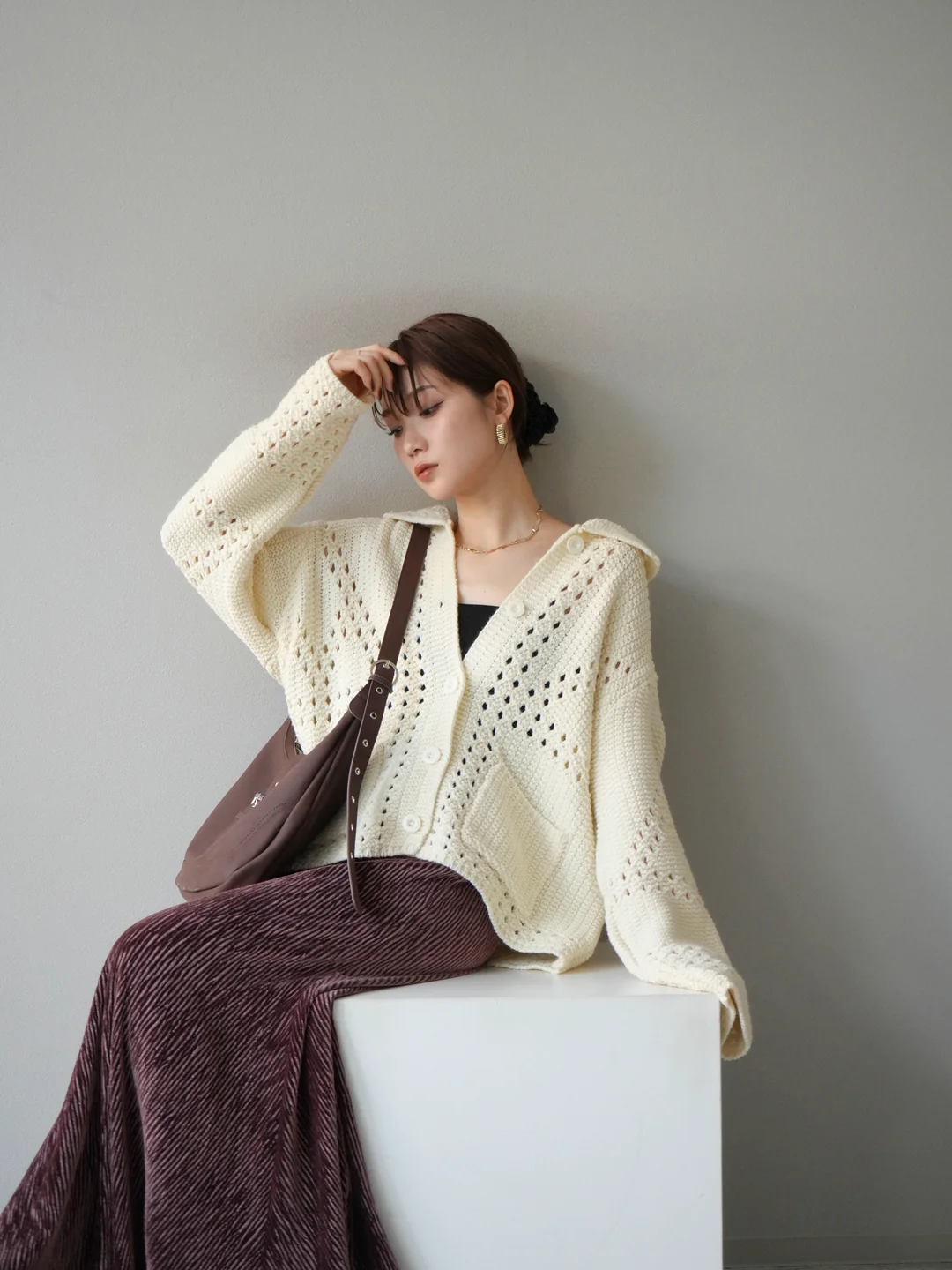 MINAMI TANAKA×CLANE OVER TWEED COAT 同型