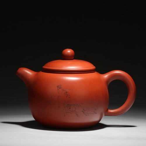 HN092Chinese Teapot Tea Accessories Traditional Design Yixing Purple Clay Pots wholesale