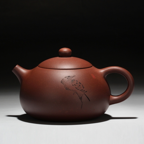 HN089Chinese Teapot Tea Accessories Traditional Design Yixing Purple Clay Pots wholesale