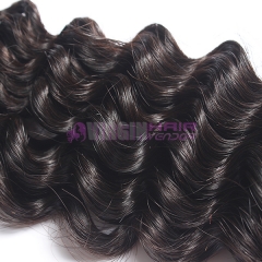 Unprocessed natural curly brazilian remy human hair wholesale