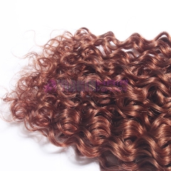 24 inch 100% human ombre hair double drawn curly virgin hair