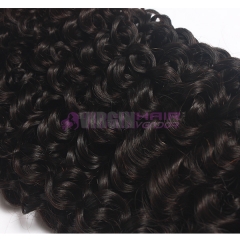 100% no shedding kinky curly real Peuvian hair