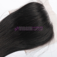 8-18 Inch Top Grade Natural Straight 4x4 inch Lace Closure 100% virgin hair