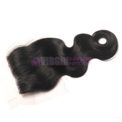 8-18 Inch Top Grade 4x4 inch Lace Closure Body Wave Free part & Middle part three part on full stock