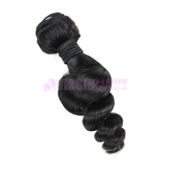 Good grade 8-30 inch loose wave hair weave natural color