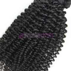 Good grade 8-30 inch 100% Untreated Kinky curl human hair extension