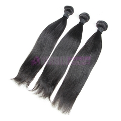 Good grade 8-30 inch peruvian virgin human hair no shedding no tangling natural straight