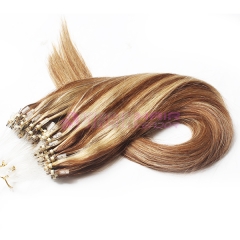 Brazilian remy hair micro loop hair extension hair natural straight