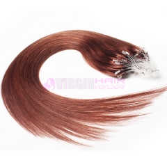 Fashion Keratin Fusion Loop Tip Hair 100% Cheap Indian Remy Micro Loop Ring Human Hair