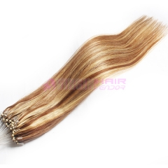 Brazilian remy hair micro loop hair extension hair natural straight