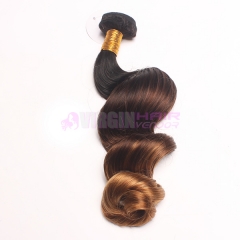 Super grade 8-30inch Wholesale three tone Ombre hair #2/#4/#27