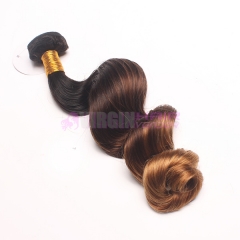 Super grade 8-30inch Wholesale three tone Ombre hair #2/#4/#27