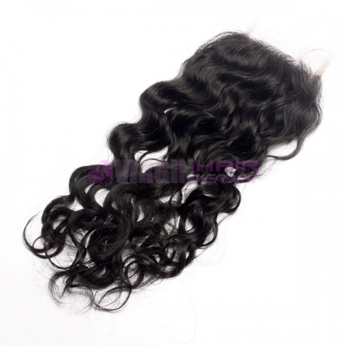 Wholesale Human Hair lace closure for white women For Discreteness