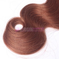 Top grade real virgin human hair Brazilian ombre hair weaves