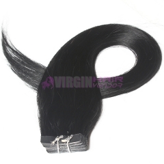 Wholesale Remy skin weft hair tape on hair extension #1