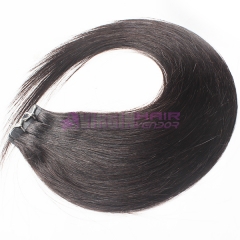 Wholesale brazilian straight tape in human hair extensions #1b