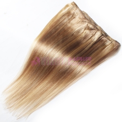 18#613 Grade 7A 100% Remy Natural Clip In Human Hair Extensions Brazilian Virgin Hair Clip In Extension Straight