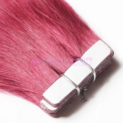 2.5 grams piece 8-30 inch tape hair extension Bug color hair extensions 27/613 color