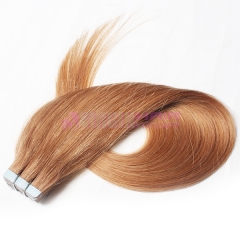 100% indian Remy Human Hair #10 PU weft thin Skin Weft on stock