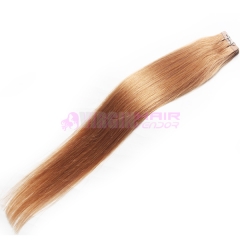 100% indian Remy Human Hair #10 PU weft thin Skin Weft on stock