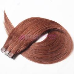 Factory wholesale human hair PU skin weft #33 on stock