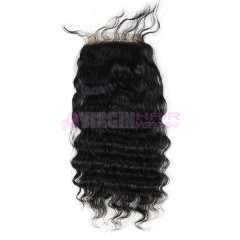 8-24ich wholesale black hair free parting lace closure