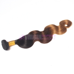 Super grade 8-30inch Wholesale three tone Ombre hair #2/#4/#27 Body wave